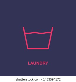 Outline laundry icon.laundry vector illustration. Symbol for web and mobile
