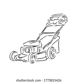 1,986 Lawn mower drawing Images, Stock Photos & Vectors | Shutterstock