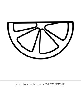 icono y logotipo de la loncha de limón