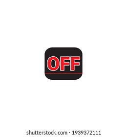 outline and letter icon isolated on white background