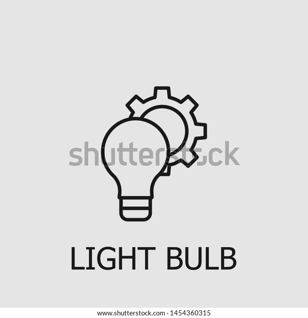 Outline light\
bulb vector icon. Light bulb illustration for web, mobile apps,\
design. Light bulb vector\
symbol.