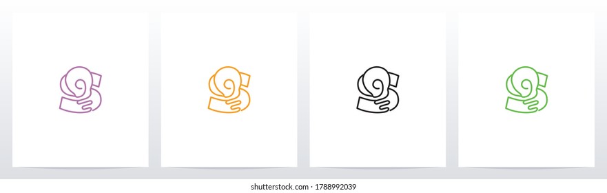 Outline Of Lightbulb On Letter Logo Design S