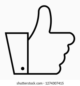 Outline like pixel perfect vector icon