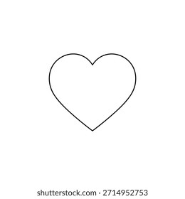 Esquema de San Valentín o Paquete de diseño de icono de línea.