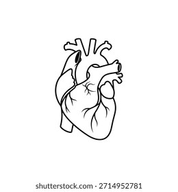 Esquema de San Valentín o Paquete de diseño de icono de línea.
