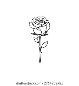 Esquema de San Valentín o Paquete de diseño de icono de línea.