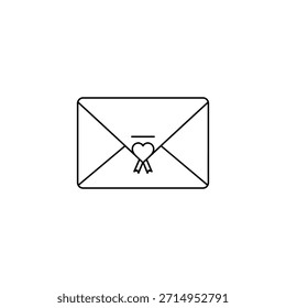 Design-Paket mit Valentinstag-Umrissen oder Liniensymbolen.