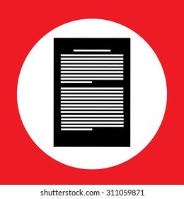 outline list icon