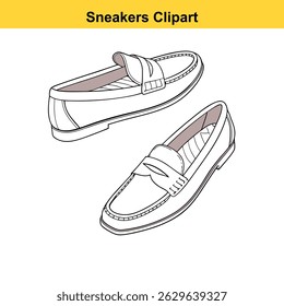 delineador de clipart mínimo Projeto vetorial