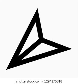 Outline Location pixel perfect vector icon