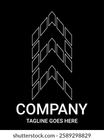 Outline logo letter 'e' small arrow style. Suitable for t-shirts, construction, gamers, sports, baseball, basketball, etc. Logo Outline of Building Style Arrows. Lowercase logo.