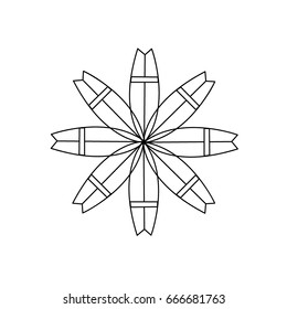 Outline logo surfboarding