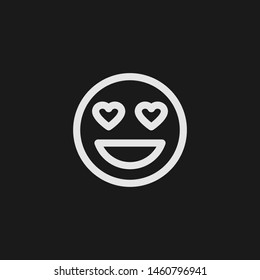 Outline in love vector icon. In love illustration for web, mobile apps, design. In love vector symbol.