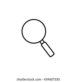 Outline Magnifying Glass Icon