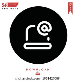 Outline mail Icon. newspaper icon vector isolated on black background. Graphic design, material-design, Best seller icons, mobile application, UI  UX design, EPS 10 format vector