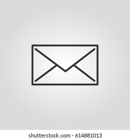 Outline mail   web icon ilustration vector symbol