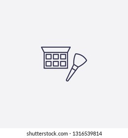 Outline makeup icon illustration isolated vector sign symbol