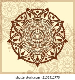 Outline mandala for coloring book. decorative round ornament. anti-stress therapy pattern. weave design element. yoga logo, background for meditation poster. unusual flower shape