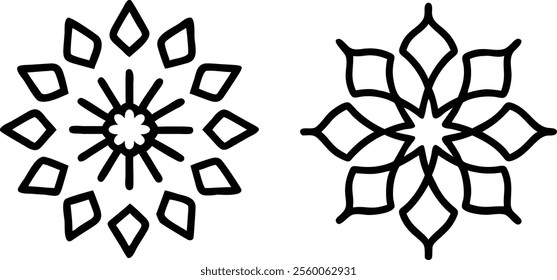 Outline Mandala for Coloring Book Page. Oriental Mandala vector. Mandala Coloring book line art vector illustration.