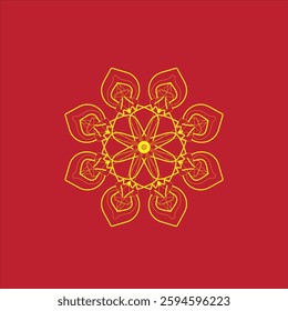 Outline Mandala for Coloring Book Page. Oriental Mandala vector. Mandala Coloring book line art vector illustration. Vector abstract mandala pattern.

