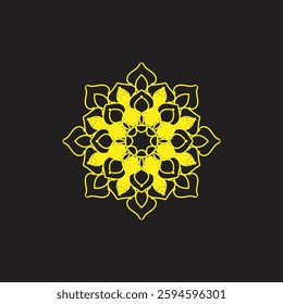 Outline Mandala for Coloring Book Page. Oriental Mandala vector. Mandala Coloring book line art vector illustration. Vector abstract mandala pattern.
