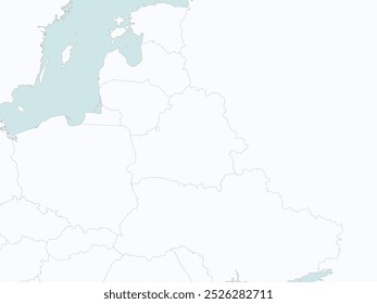 Mapa de Bielorrusia con regiones