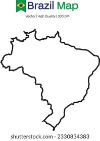 outline map of brazil,Brazil black map , Brazil Vector Design Template , Flag of Brazil, Flat simple Brazil map ,  Independence day design for Brazilian celebration , Map of Distrito Federal do Brasil