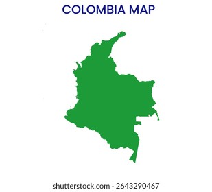 Mapa da Colômbia. Mapa detalhado da Colômbia. América do Sul.
