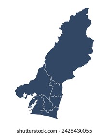 Outline map of Hamamatsu city