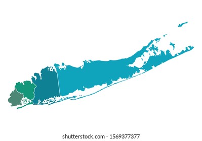 Outline Map Of Long Island