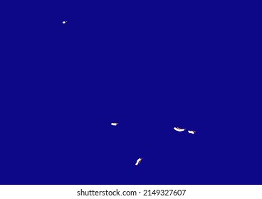 Outline map of Marshall Islands, stylized concept map of Marshall Islands. Orange map on blue background.