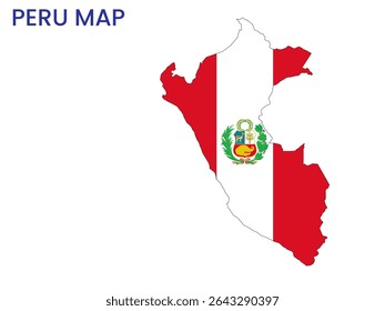 Mapa do Peru. Mapa detalhado do Peru. América do Sul.
