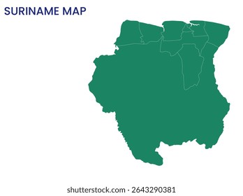 Mapa do Suriname. Mapa detalhado do Suriname. América do Sul.
