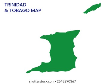 Mapa de Trinidad e Tobago. Mapa detalhado de Trinidad e Tobago. América do Sul.