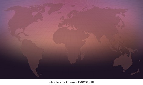 outline map world travel