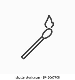 Outline match icon. Match vector illustration. Symbol for web and mobile
