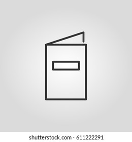 Outline menu web icon ilustration vector symbol