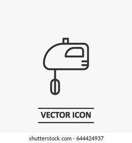 Outline mixer  icon illustration vector symbol