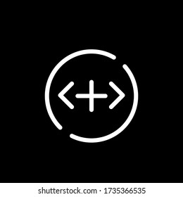 Contorno más icono vector. Más ilustración para web, aplicaciones móviles, diseño. Más símbolo vectorial.