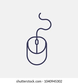 Outline Mouse Icon Illustration Vector Symbol