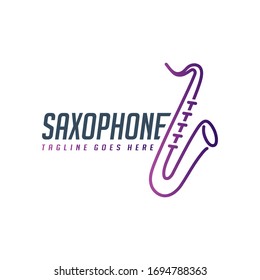 outline musical instrument design saxophone