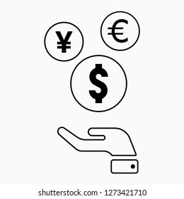 Outline mutual pixel perfect vector icon
