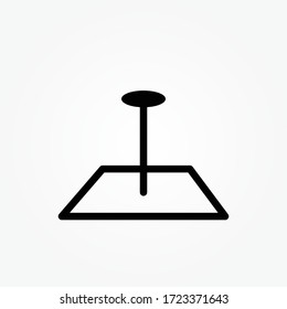 Outline nail icon design vector illustration