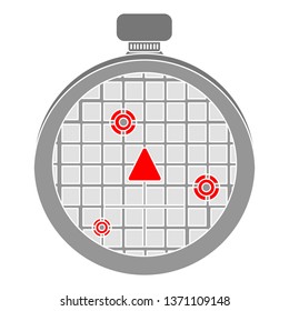 Outline navigation vector icon. Navigation illustration for web, mobile apps, design. Navigation vector symbol