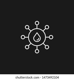 Outline network vector icon. Network illustration for web, mobile apps, design. Network vector symbol.