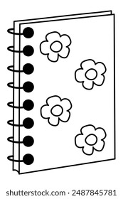 Outline notebooks, diaries, diaries for note taking. Planners, organizers and scrapbooks for plans, notes. Back to school
