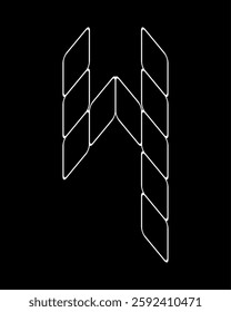 Outline Number 4 Minimalist vectors. This design is suitable for t-shirt, gamer, sports, construction, architecture, baseball, basketball, motorsport, sports car, motocross, etc.