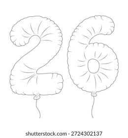 Esquema del globo número dos y seis.