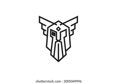 Outline Odin Logo Vector Eps