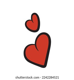 Outline Onion slice for coloring book